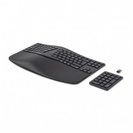 Keyboard - HP 960 Wireless Ergonomic QWERTY 10m Range 24-Month Battery Life