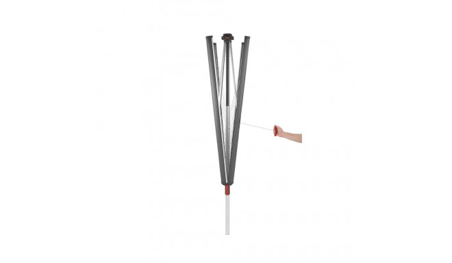 Clothes Drying Rack - Vileda Sun-Rise 50m Aluminum Foldable Silver/Black