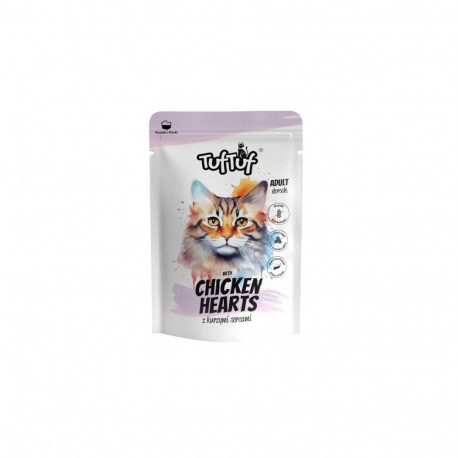 Cat Food - TUF TUF Wet Cat Food with Chicken Hearts 300g