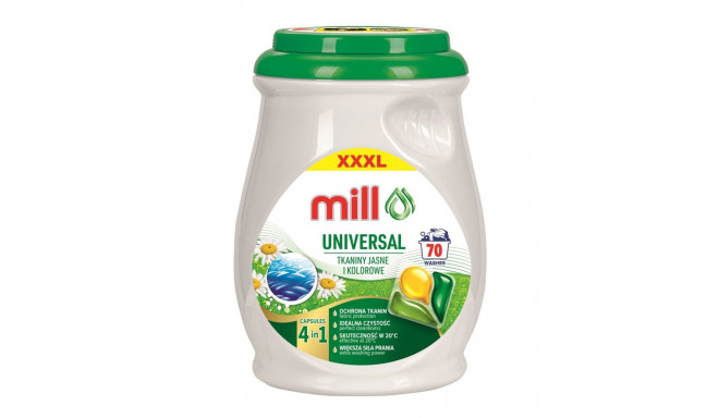 Laundry Capsule - MILL PROFESSIONAL 3-chamber 70 pcs Universal
