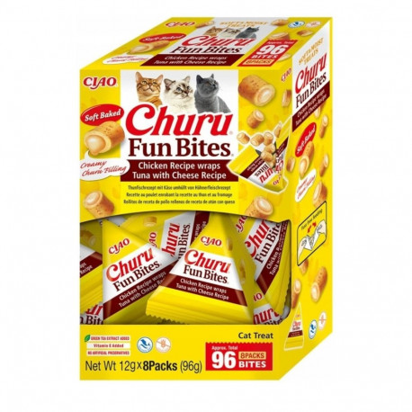 Cat Treat - INABA Churu Fun Bites Chicken Tuna Cheese 8x12g