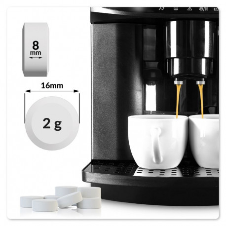 Coffee Machine Cleaning Tablet - Frischer 60 pcs Plastic Jar