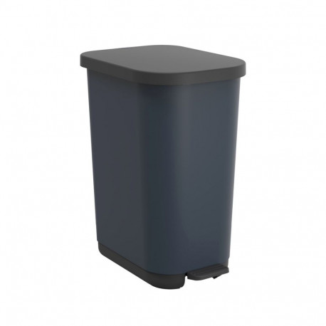 Waste Container - ROTHO Ribo Pedal Bin 35L Plastic 400x513x285mm Blue
