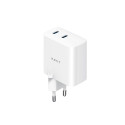Charger - Havit UC45 EU 45W Dual-Port USB Type-C Fast Charger Black