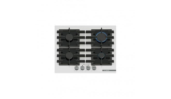 Gas Hob - Bosch Serie 6 PPP6A2I40 4 Zones FlameSelect Glass Black