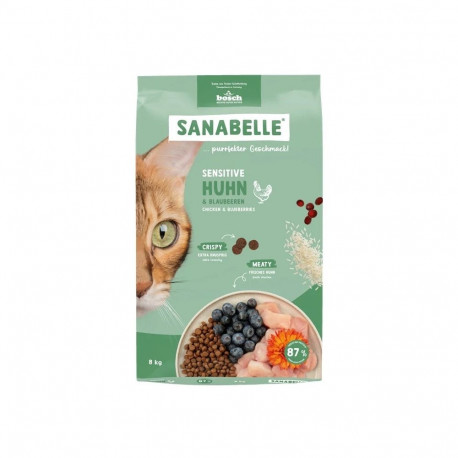 Cat Food - BOSCH Sanabelle Sensitive Chicken Dry Food 8kg