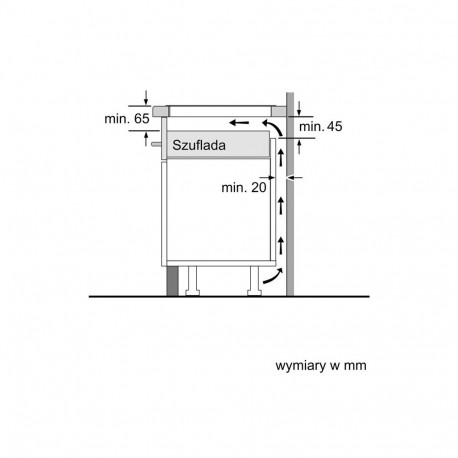 Induction Cooktop - Bosch Serie 6 PUE611HC1E 60cm 4 Zones Touch Control Grey
