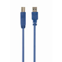 USB Cable - Gembird CCP-USB3-AMBM-6 1.83m USB A to USB B 5 Gbit/s Blue