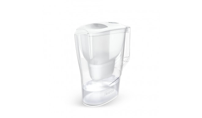 Water Filter Pitcher - Brita Aluna 2.4L Jug with 2 Maxtra Cartridges White