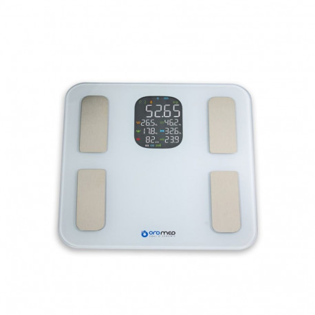 Digital Scale - OROMED ORO-BLUETOOTH SMART 180kg Body Fat Analysis White