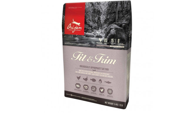 Cat Food - Orijen Fit & Trim Dry Food 5.4 kg Adult Chicken Turkey