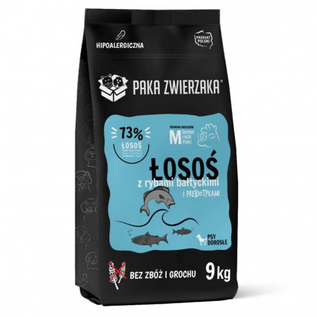 Dog Food - PAKA ZWIERZAKA Salmon with Baltic Fish M - Grain-Free 9kg