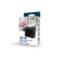 Mobile Device Charger - Gembird TA-UC-PDQC30LCD-BK-02 Universal AC Fast Charging Black