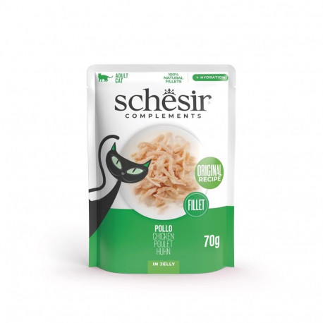 Cat Food - SCHESIR Chicken Fillet in Jelly Wet Food 70g Gluten-Free