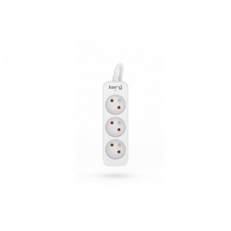 Power Strip - KERG 3 Sockets 1.5m 16A 3680W