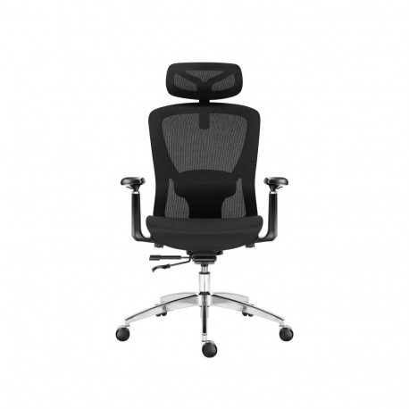 Office Chair - Expert 5.3 Mesh Swivel with Adjustable Headrest and Lumbar Support Black