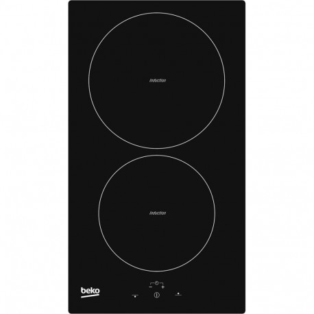 Induction Cooktop - Beko HDMI 32400 DT 30 cm 2 Zone 2300W 1400W Black