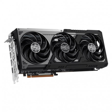 Graphics Card - ASRock Radeon RX 9070 XT 16GB GDDR6 2970MHz 4 Displays Dark