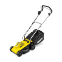 Lawn Mower - KARCHER LMO 2-18 32cm Cutting Width 30L Grass Collector Black, Yellow