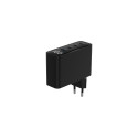 Mobile Device Charger - Gembird TA-UC-PDQC100LCD-01 100W Fast Charging Black