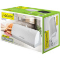 Kitchen Storage - Maestro MR-1676 Bread Loaf Stainless Steel Hinged Lid White
