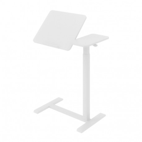Mobile Desk - Maclean MC-120 Height Adjustable 76-109cm Max 30kg White