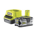 Power Tool Battery - Ryobi RC18120-150 5Ah 18V Lithium-Ion Charger Set Yellow/Black