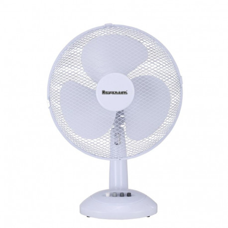 Household Fan - Ravanson WT-1023 27cm 2-Speed Overheat Protection White