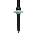 Trekking Pole - Black Diamond Trail Back 3-Section Aluminum Adjustable Iron Red Trekking Pole - Black Diamond Trail Back 3-Section Aluminum Adjustable Iron Red