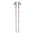 Trekking Pole - Black Diamond Trail Back 3-Section Aluminum Adjustable Iron Red Trekking Pole - Black Diamond Trail Back 3-Section Aluminum Adjustable Iron Red