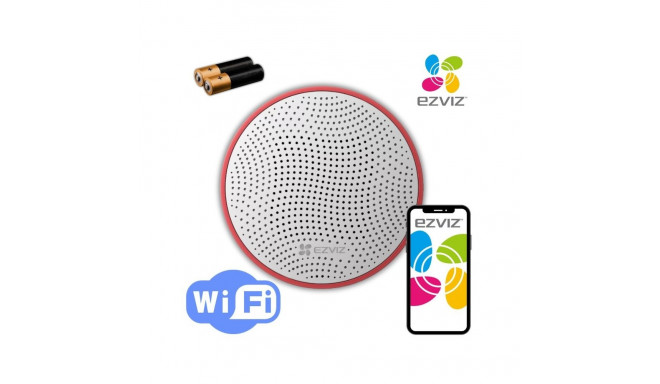 Smart Home Device - EZVIZ CS-T9C 105 dB Siren, 200 m Range, iOS/Android