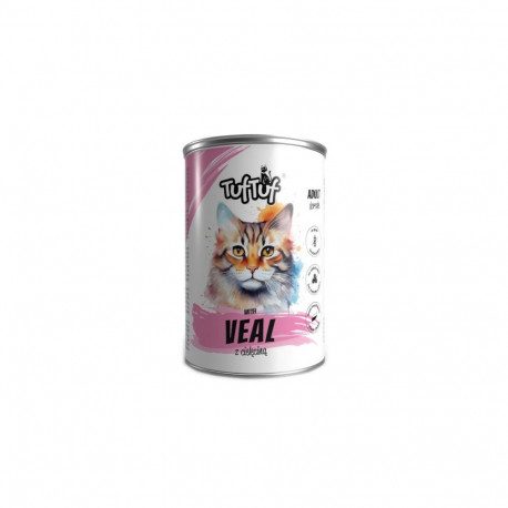 Cat Food - TUF TUF Veal Meal Grain-Free Wet Food 400g