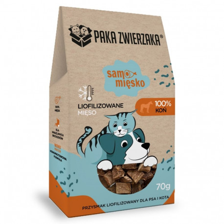 Dog Treat - PAKA ZWIERZAKA Horse Meat Grain-Free 70g