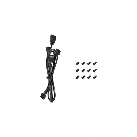 Case Fan - DeepCool FL12R-3 12cm PWM Fan 55 CFM 33.9 dB 3 Pack Black