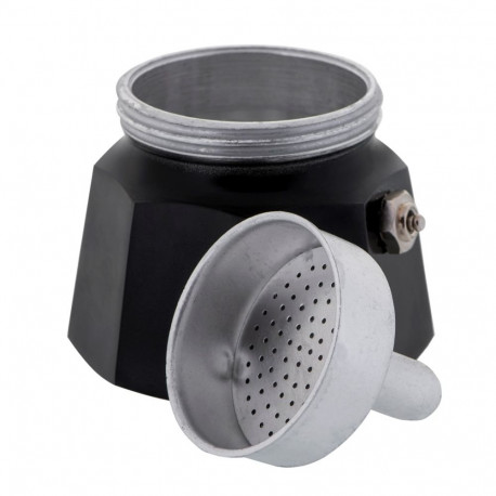 Coffee Maker - Bialetti 4951 Moka Pot 1 Cup Aluminum Black