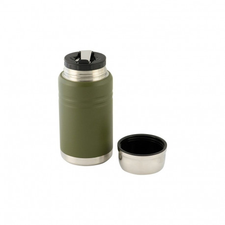 Lunch Thermos - M-Tac UN-R02-750A 750ml Leakproof with Spoon Olive Green