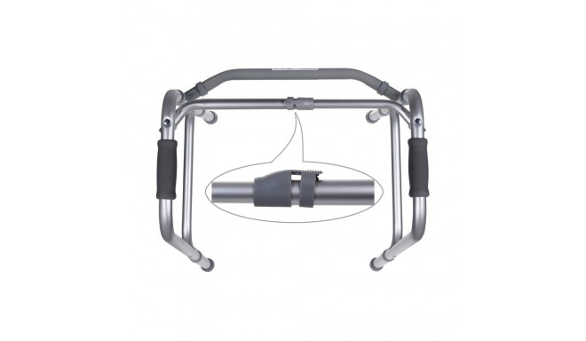 Mobility Aid - Aluminium Rehabilitation Tri-Functional Walker 136 kg 75-93 cm