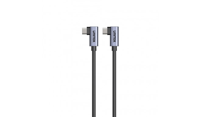 Cable - UNITEK C14147ABK01-1M USB C 90° 100W 1M