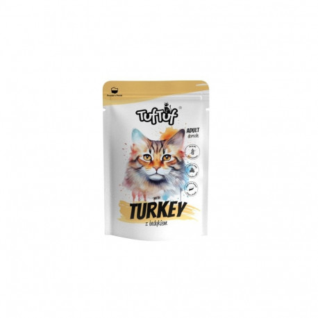 Cat Food - TUF TUF Turkey Wet Cat Food 100g Sugar-Free Gluten-Free Grain-Free