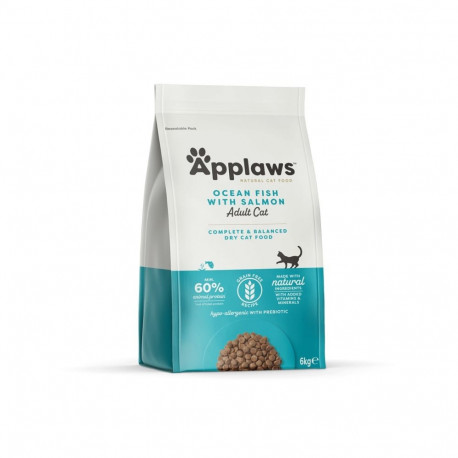 Cat Food - Applaws 5060122497312 Dry Food 6 kg Adult Fish Flavor Grain-Free