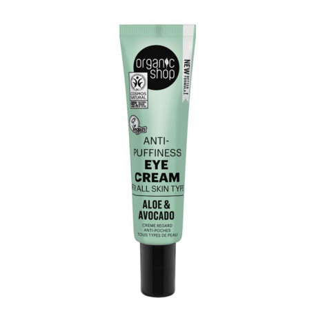 ORGANIC SHOP ALOE CREMA DE OJOS ANTI-PUFFINESS 30ML