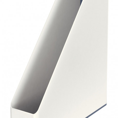 Dokumendikast 73x318x272mm Leitz WOW Dual colour, läikiv, valge-hall