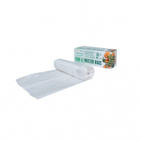 BioBag Compostable Food Freezer Bags 6L 24x50cm