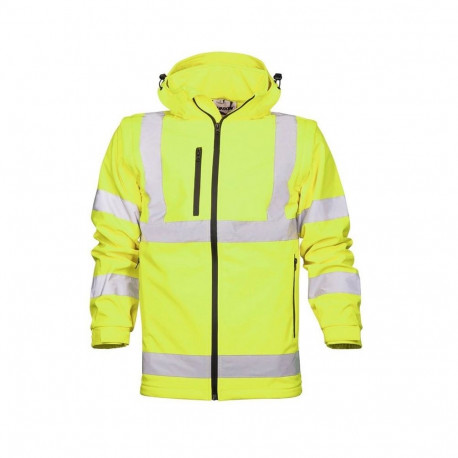 SOFTSHELL JACKET REF501 HI-VIZ YELLOW M
