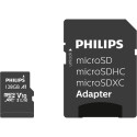 Philips MicroSDXC kaart 128GB Class 10 UHS-I U1 koos adapteriga