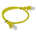 PATCHCORD CAT.5E UTP 0.5M YELLOW FLUKE PASSED LANBERG 10-PACK