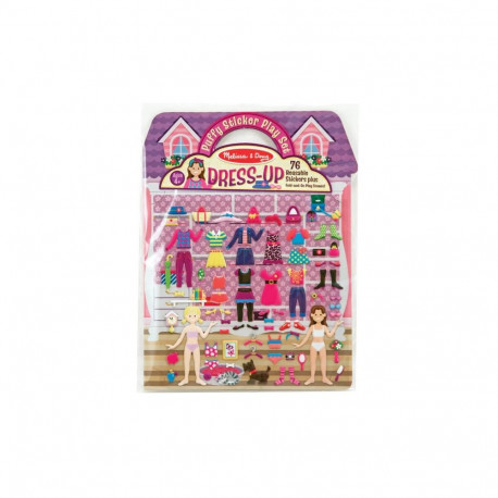 MELISSA & DOUG Reusable Puffy Stickers - Dress-Up