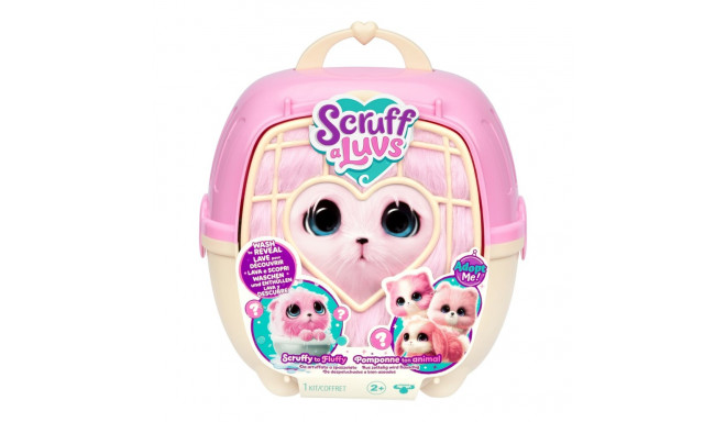 SCRUFF-A-LUVS pehme lemmikloom, roosa, 19 cm