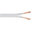 goobay - speaker cable - 2x 2.5 mm - white - 10m