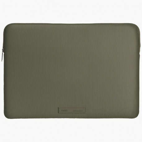 Uniq Cyprus Ridge Edition Laptop Sleeve bag for a 14" water-resistant neoprene laptop - green